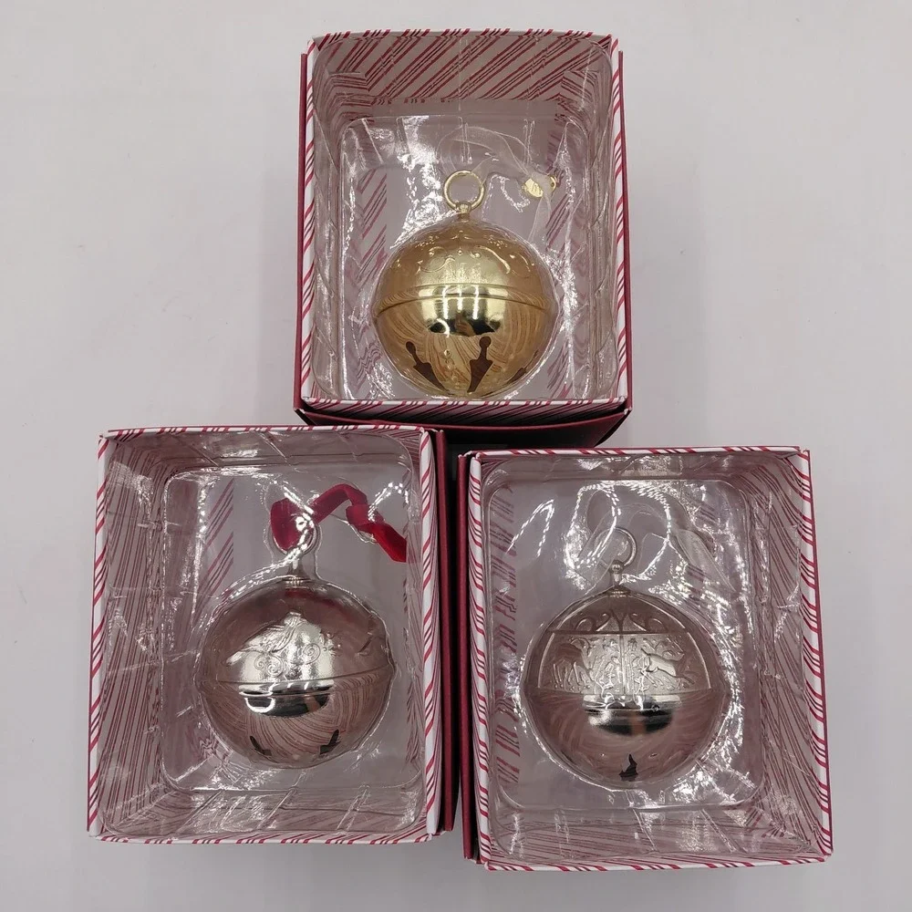 Hallmark Keepsake Ornament Lot 3 Ring in the Season 3rd Series BELL CARDINAL +
